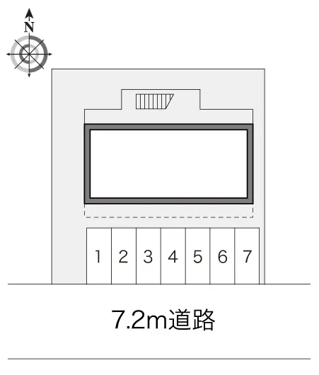 ★手数料０円★名古屋市北区駒止町１丁目 月極駐車場